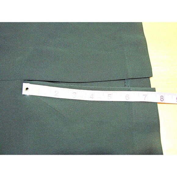 Vintage Jenne Maag Sleeveless Square Neck Sheath Career Midi Dress Black Size M - Picture 9 of 12